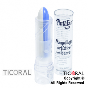 MAQUILLAJE ARTISTICO EN BARRA PINTAFAN DUO BLANCO Y CELESTE 0774-0001 4GR x 1